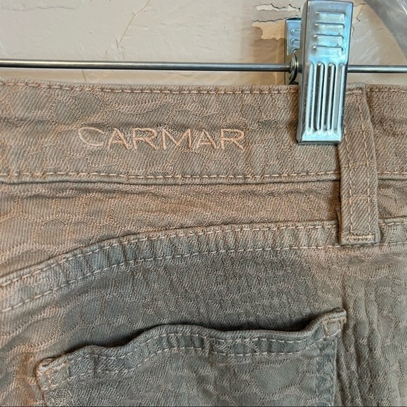 Carmar Reptile Snake Textured Skinny Jeggings - Picture 7 of 9